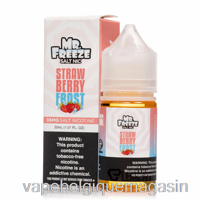 Vape Juice Fraise Gelée - Mr Freeze Sels - 30ml 50mg